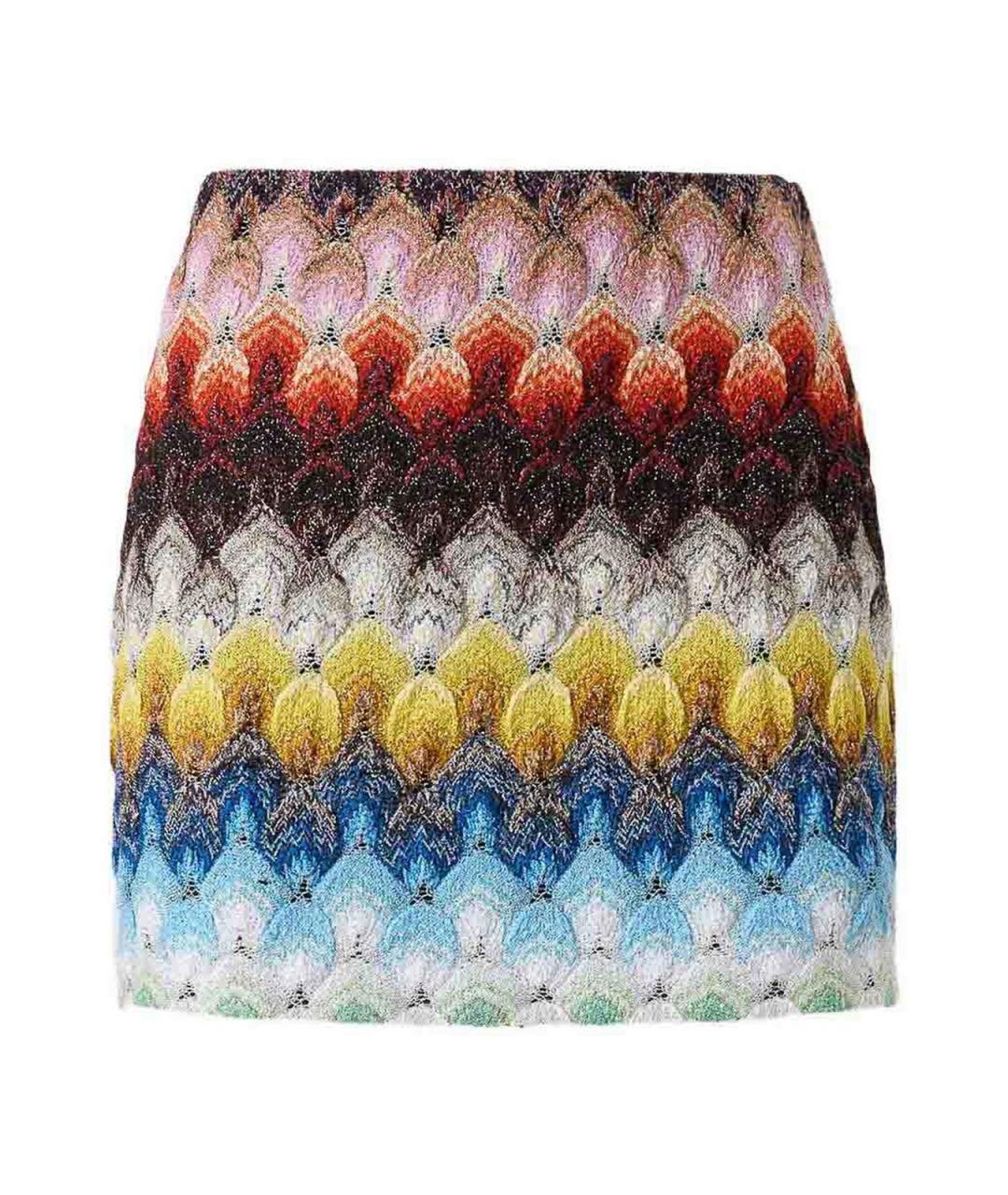 MISSONI Мульти вискозная юбка мини, фото 1