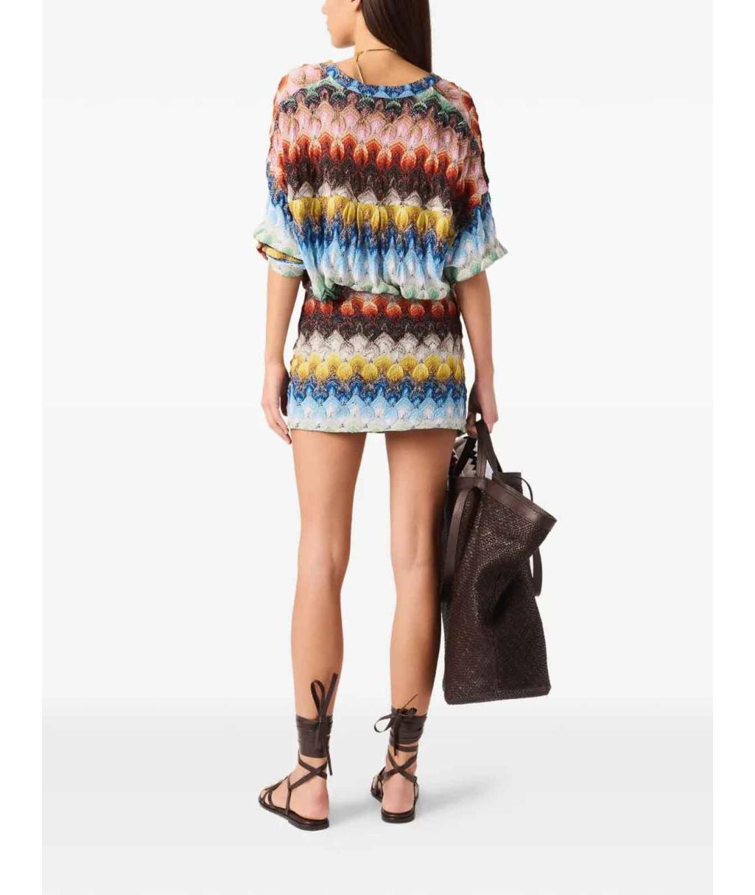 MISSONI Мульти вискозная юбка мини, фото 4