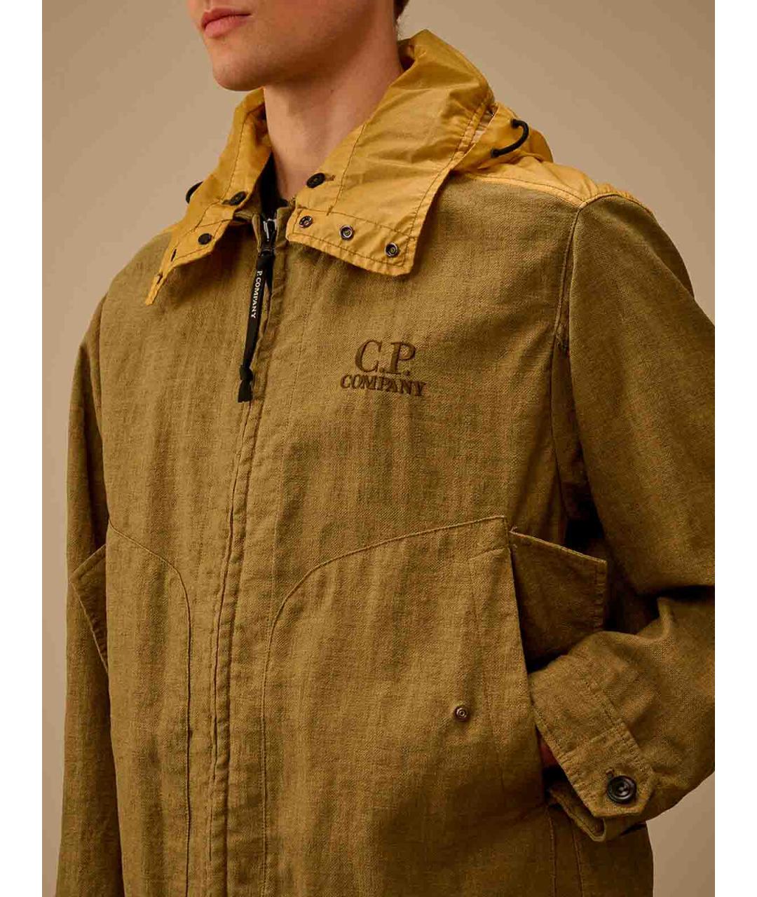 CP COMPANY Зеленая полиамидовая куртка, фото 4