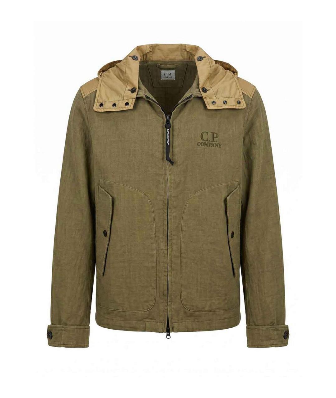 CP COMPANY Зеленая полиамидовая куртка, фото 1