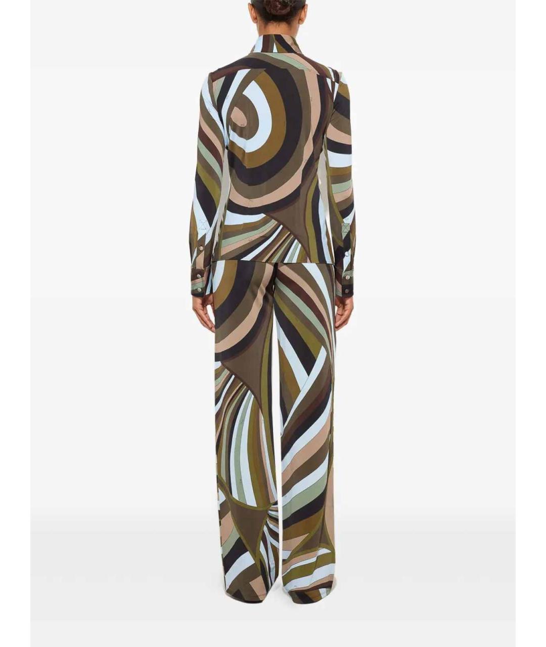 EMILIO PUCCI Мульти вискозная рубашка, фото 7
