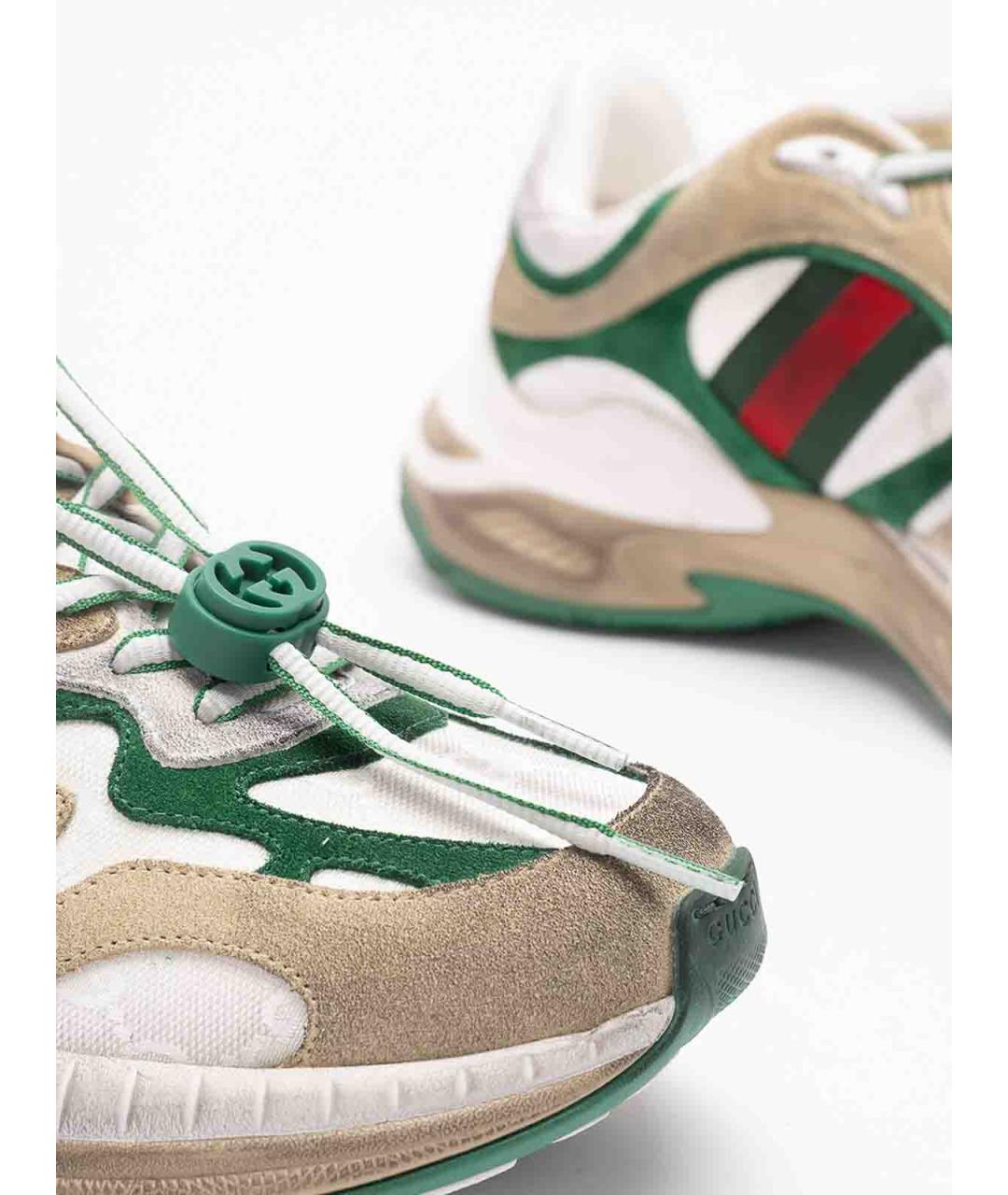 GUCCI Мульти кожаные низкие кроссовки / кеды, фото 5