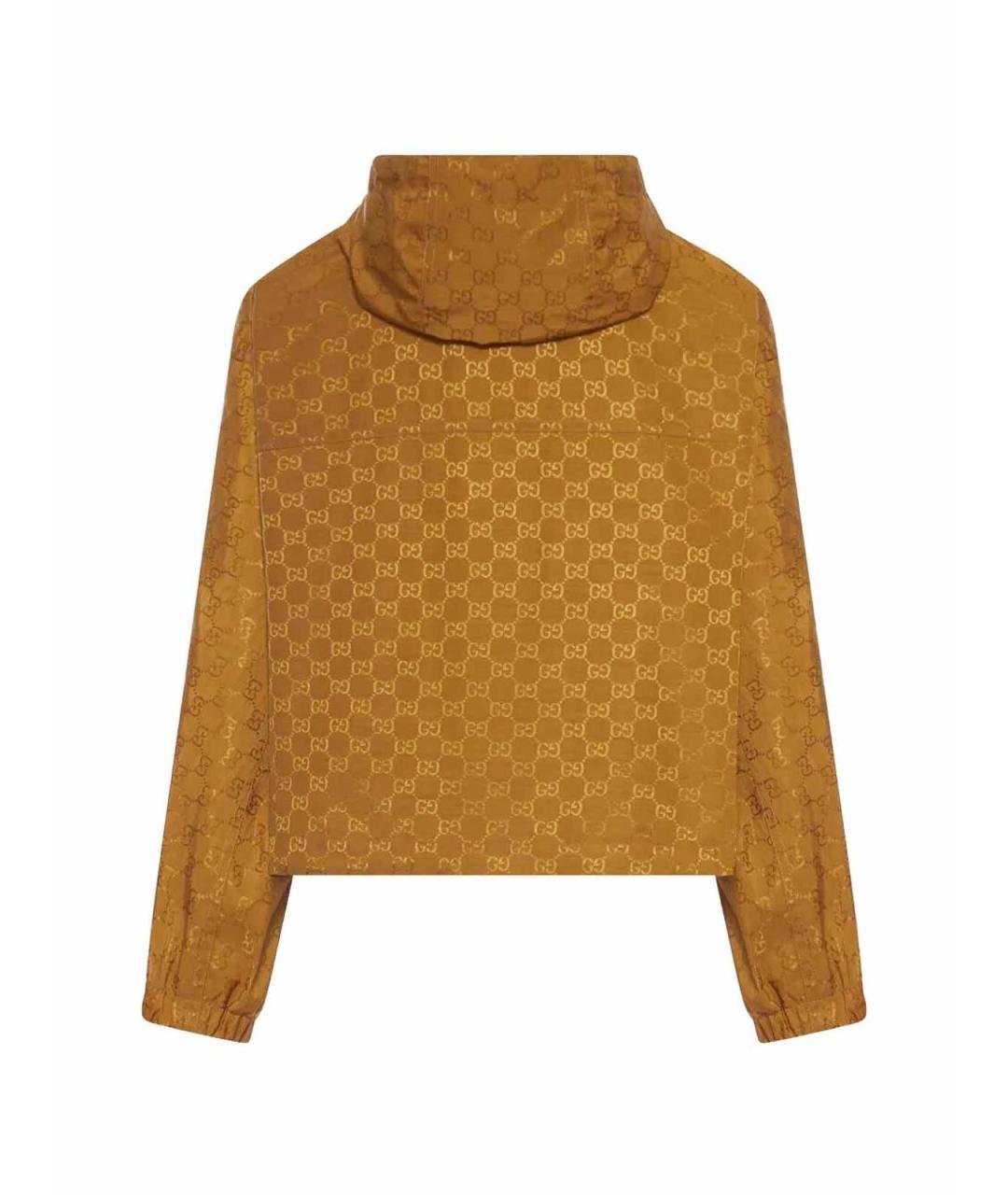 GUCCI Бежевая полиамидовая куртка, фото 2