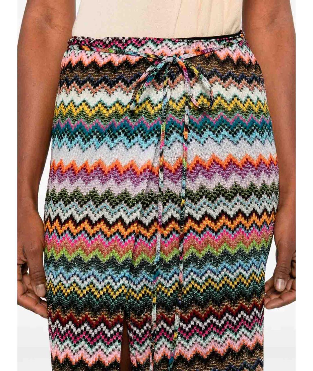 MISSONI Мульти вискозная юбка макси, фото 4