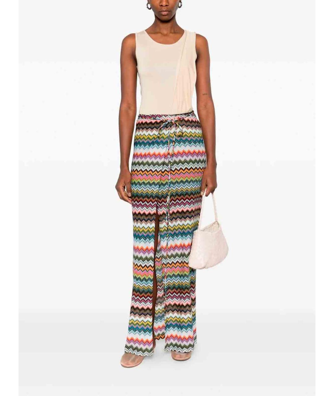 MISSONI Мульти вискозная юбка макси, фото 2