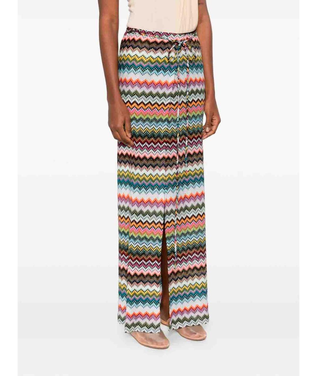 MISSONI Мульти вискозная юбка макси, фото 3