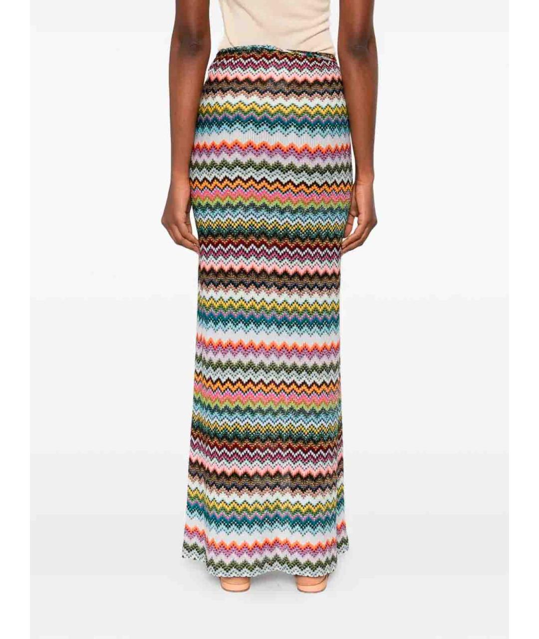 MISSONI Мульти вискозная юбка макси, фото 5