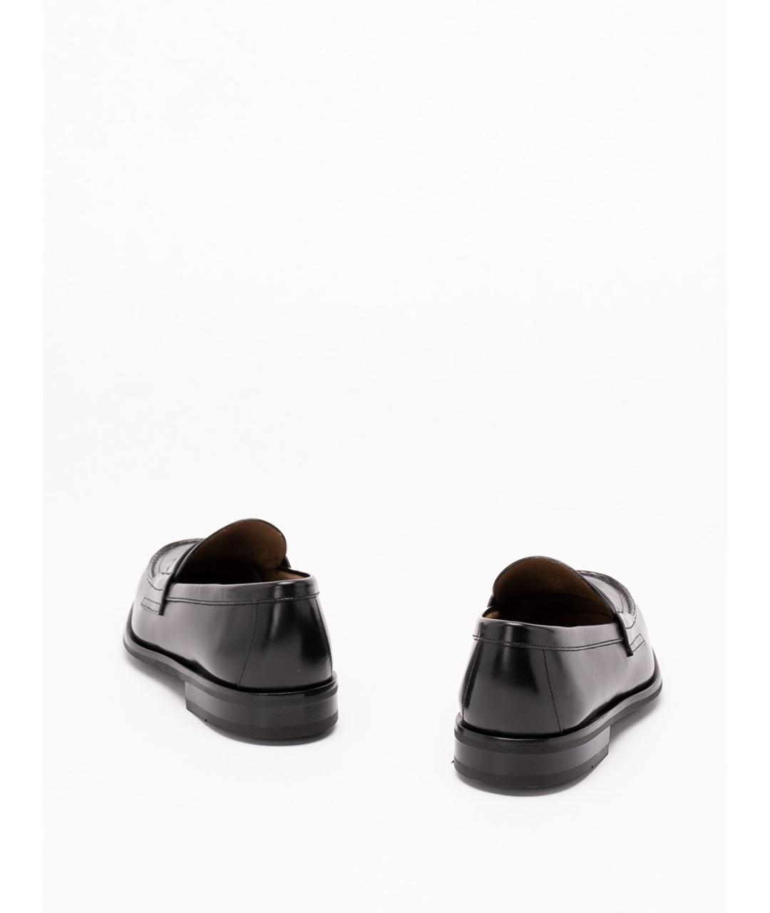 PRADA Черные кожаные лоферы, фото 3
