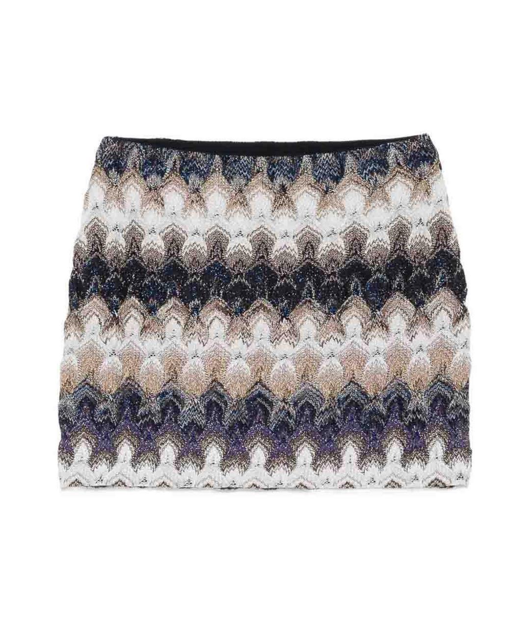 MISSONI Мульти вискозная юбка мини, фото 1