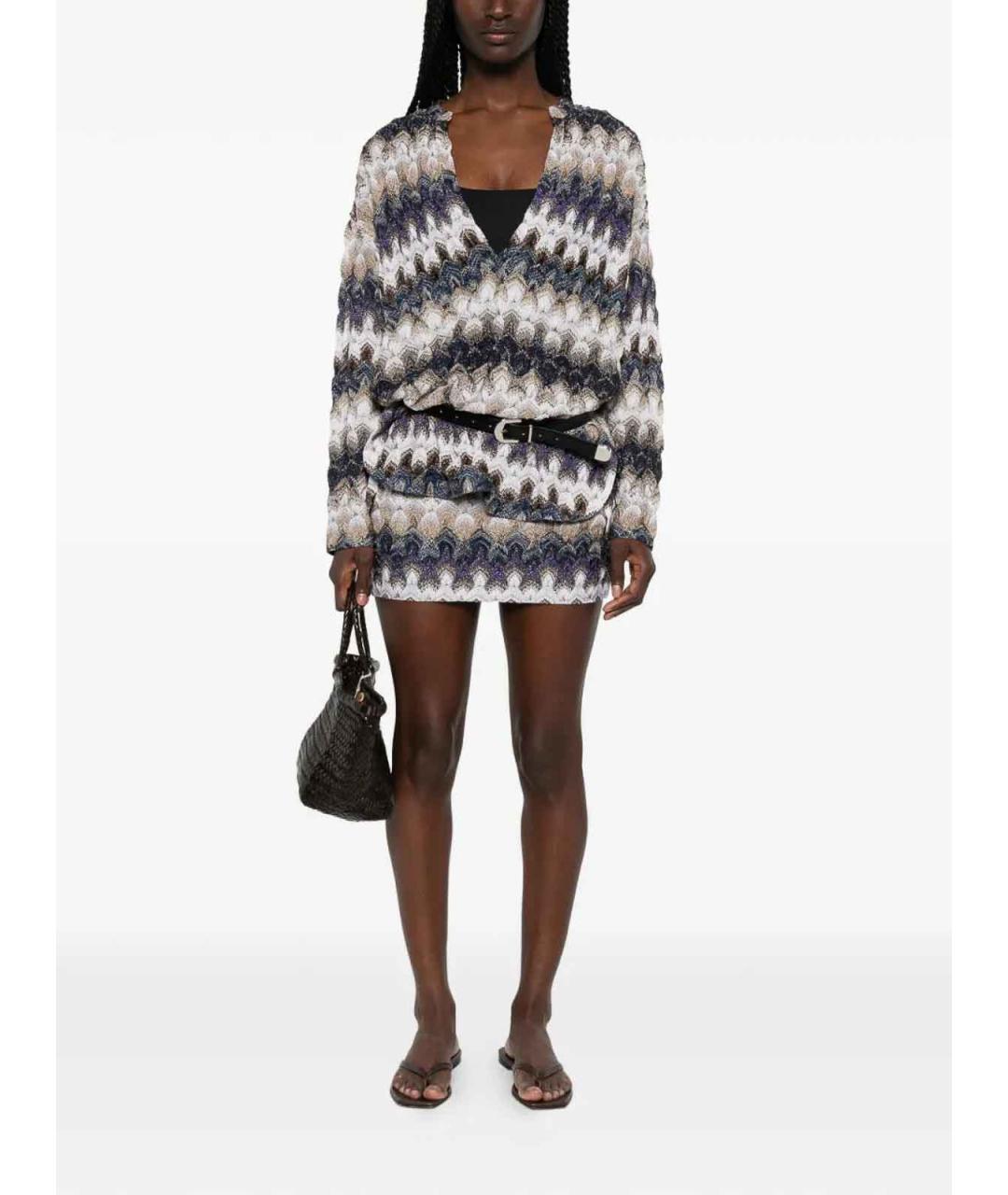 MISSONI Мульти вискозная юбка мини, фото 2