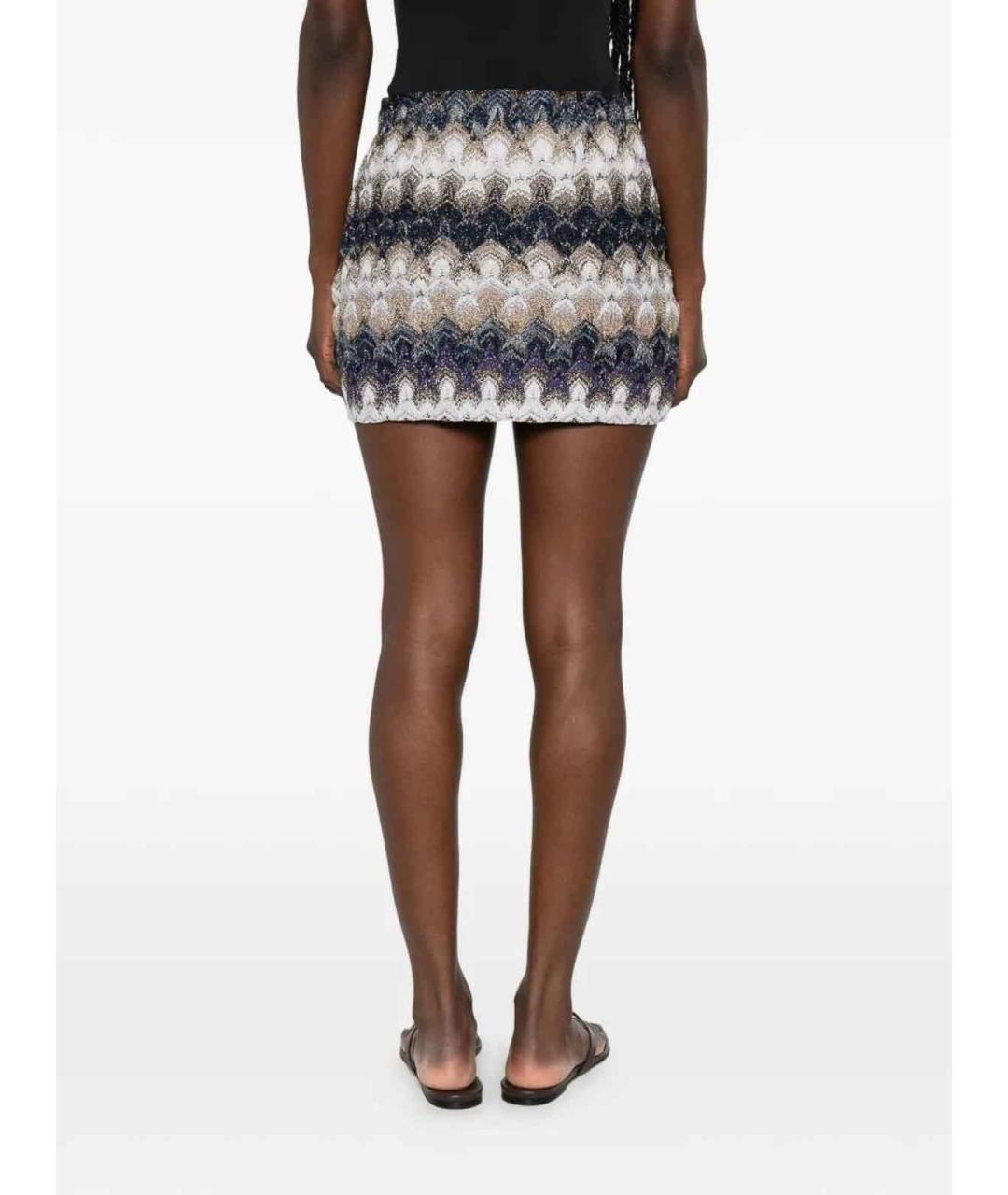 MISSONI Мульти вискозная юбка мини, фото 4