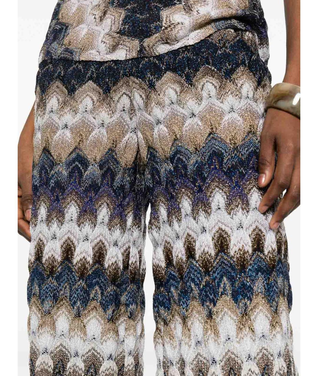 MISSONI Мульти вискозные брюки широкие, фото 3