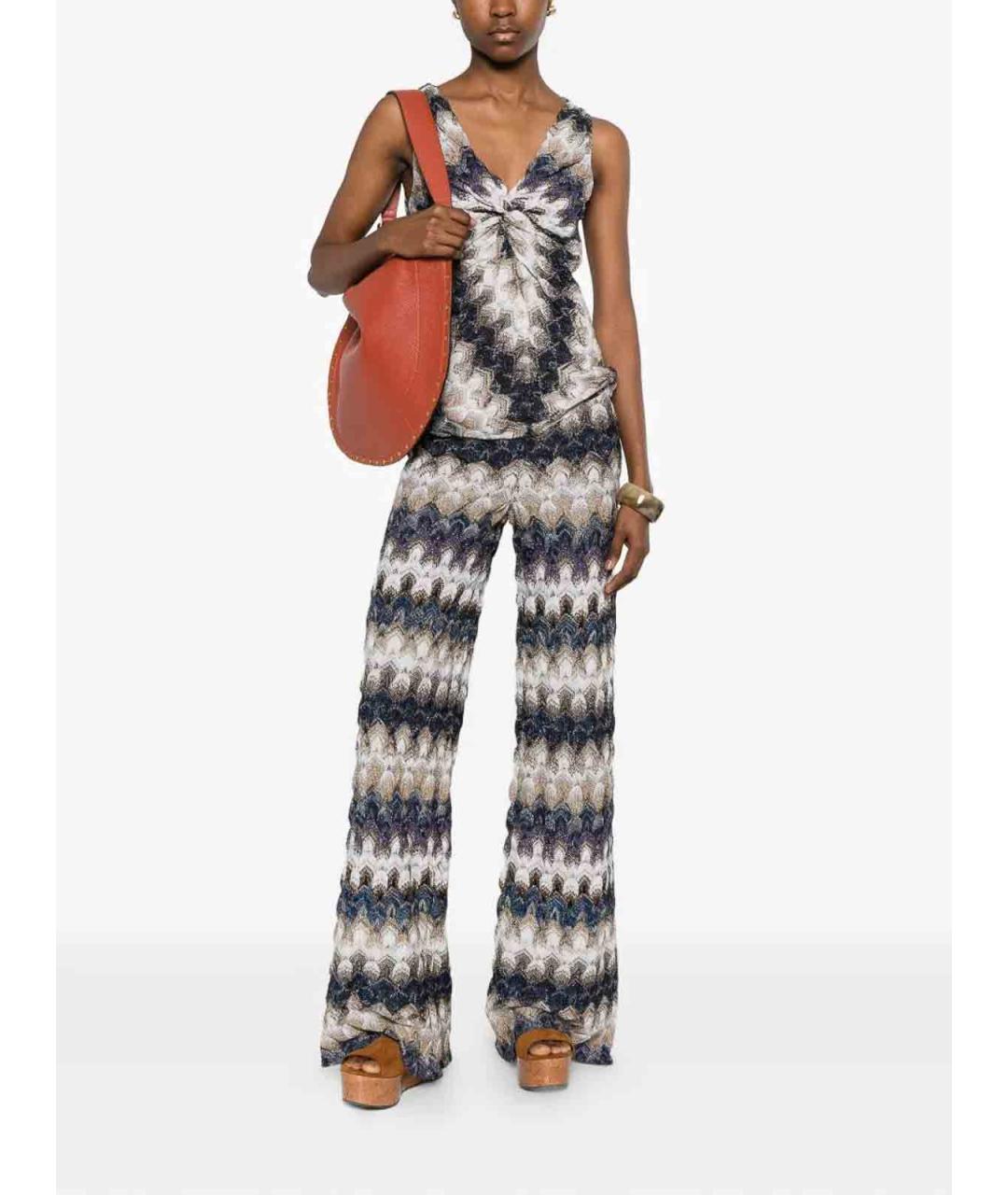MISSONI Мульти вискозные брюки широкие, фото 2