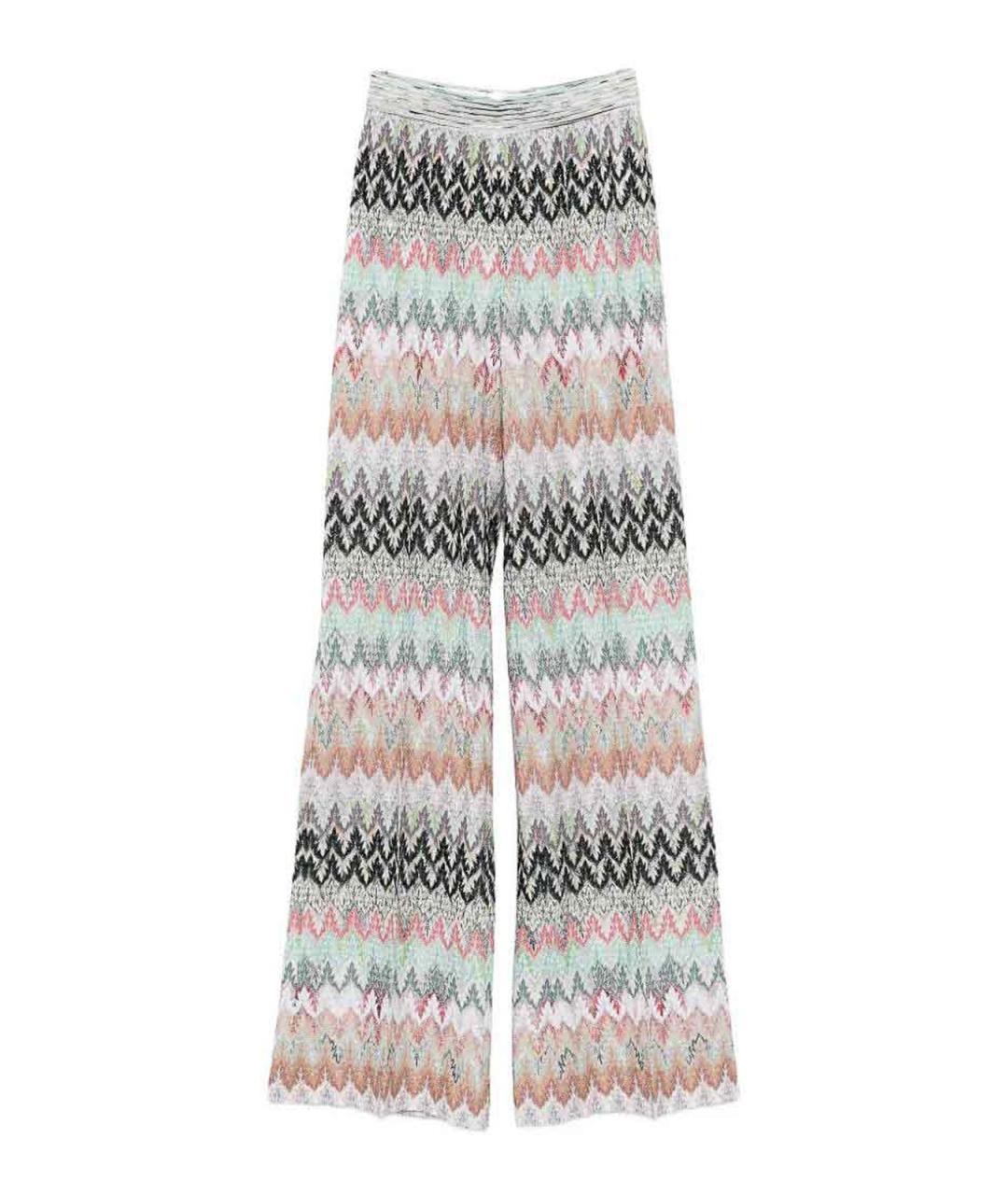 MISSONI Мульти вискозные прямые брюки, фото 1
