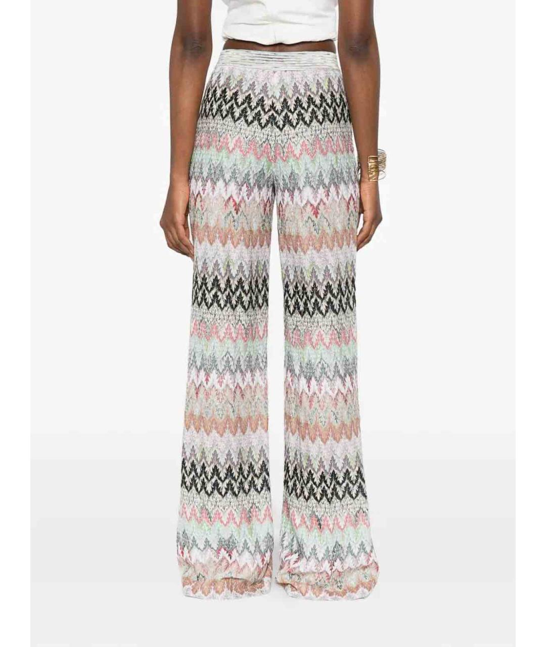 MISSONI Мульти вискозные прямые брюки, фото 5
