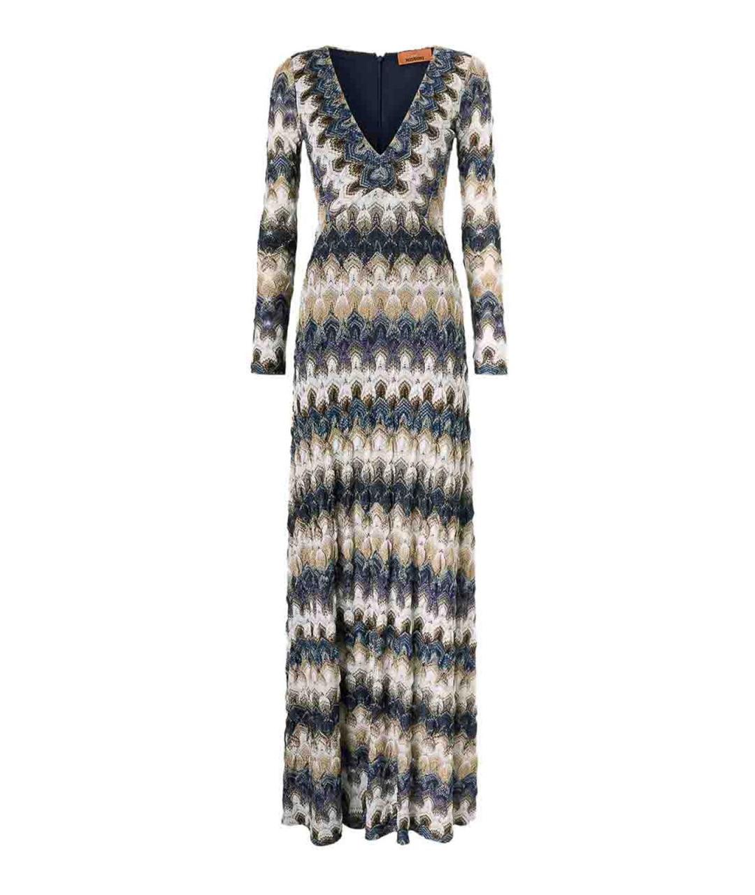 MISSONI Мульти вискозное коктейльное платье, фото 1