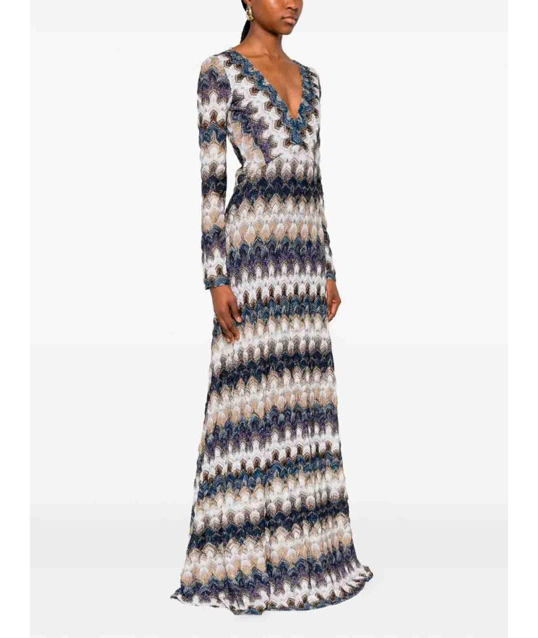MISSONI Мульти вискозное коктейльное платье, фото 4