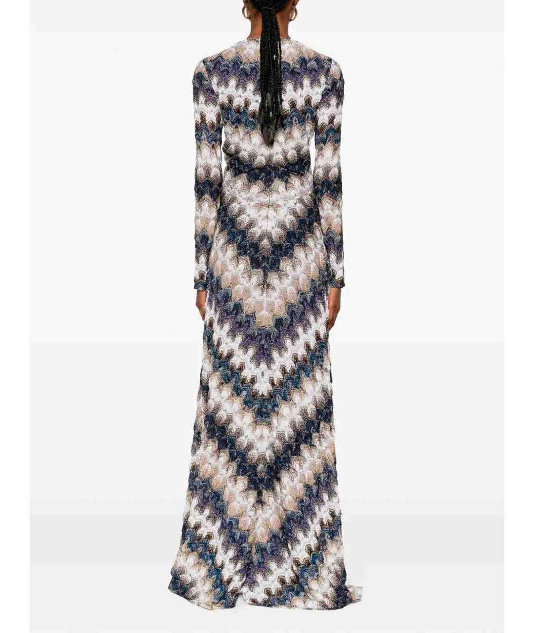 MISSONI Мульти вискозное коктейльное платье, фото 3