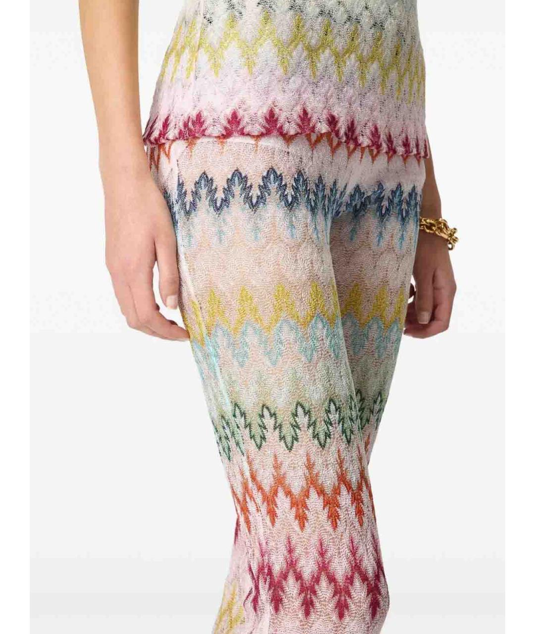 MISSONI Мульти вискозные брюки широкие, фото 3