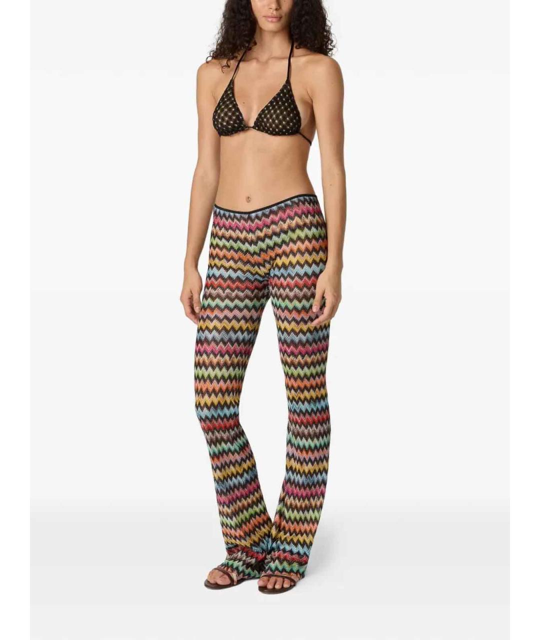 MISSONI Мульти вискозные прямые брюки, фото 2