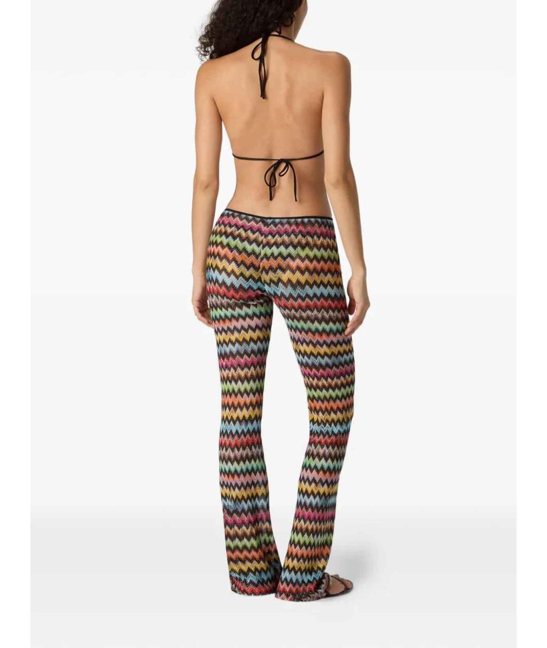 MISSONI Мульти вискозные прямые брюки, фото 4