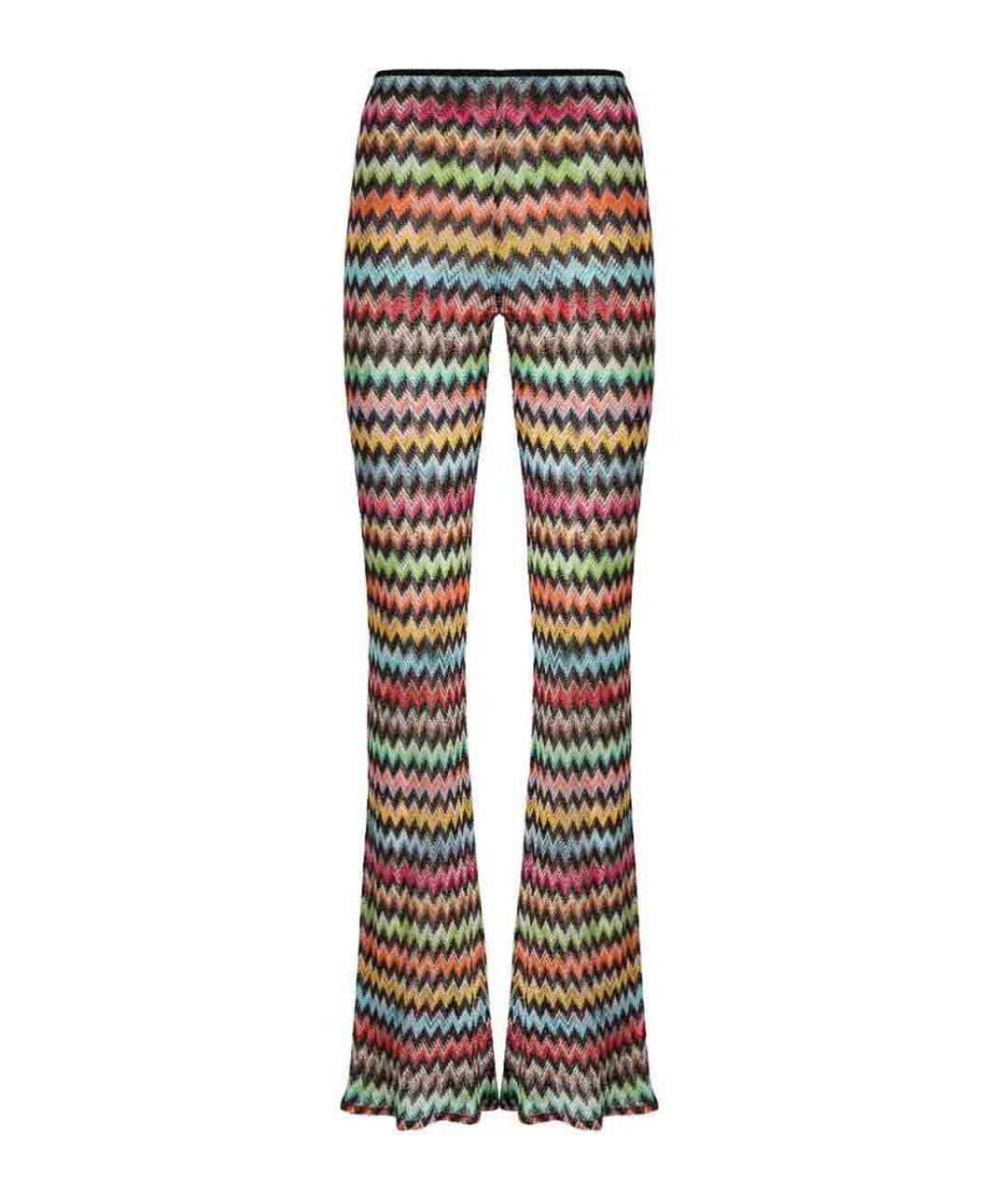 MISSONI Мульти вискозные прямые брюки, фото 1
