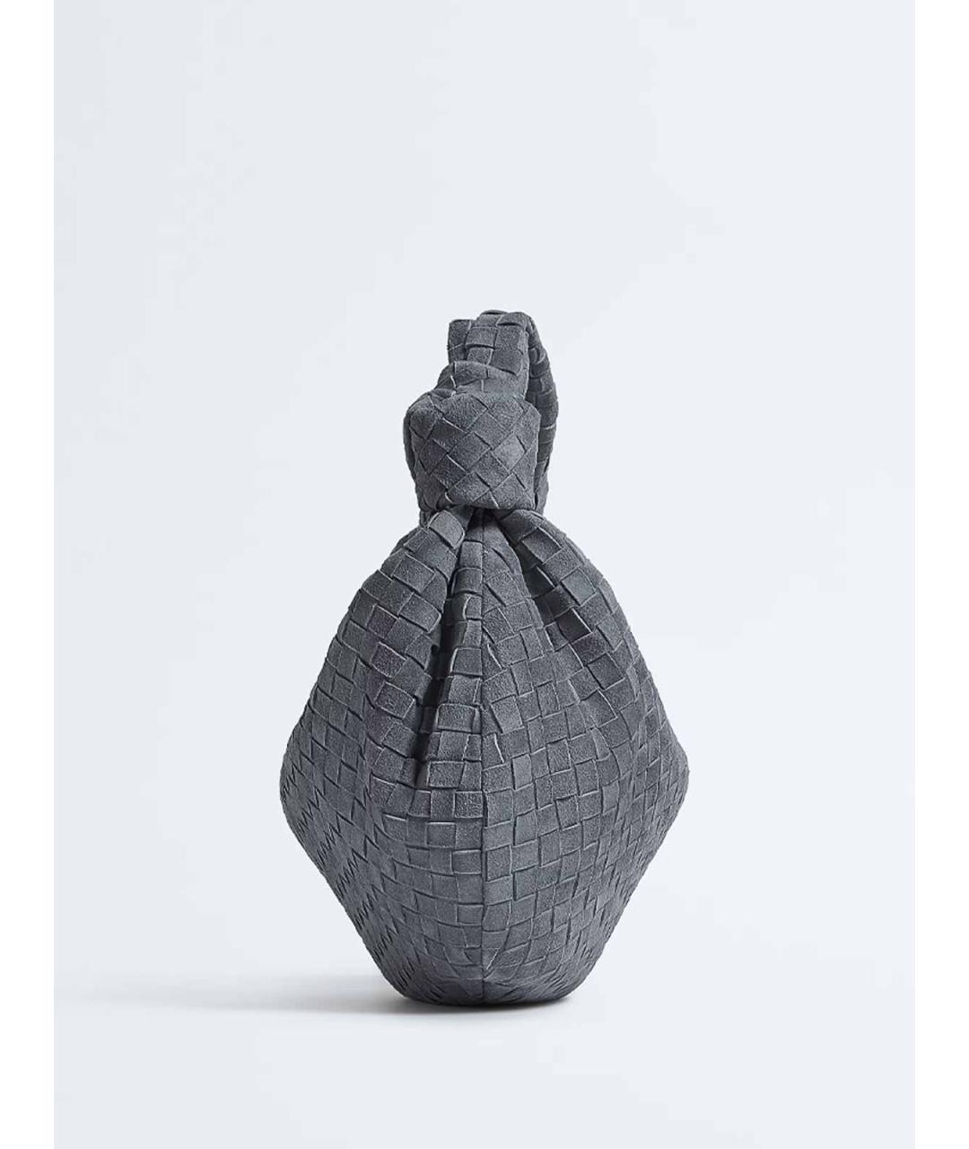 BOTTEGA VENETA Голубая кожаная сумка через плечо, фото 2