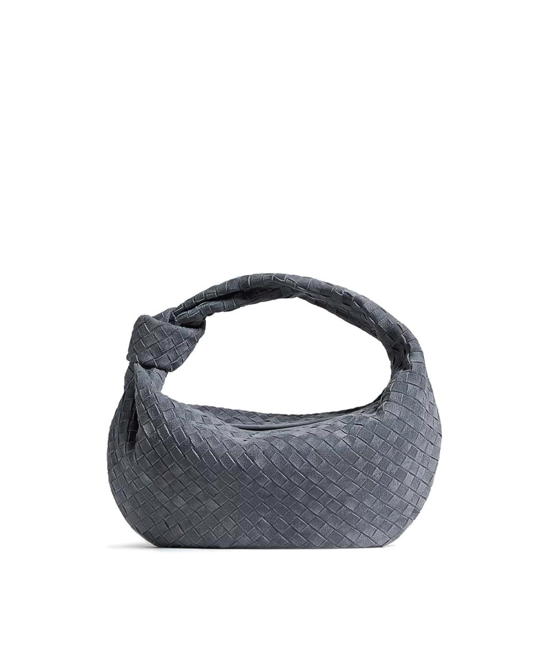 BOTTEGA VENETA Голубая кожаная сумка через плечо, фото 1