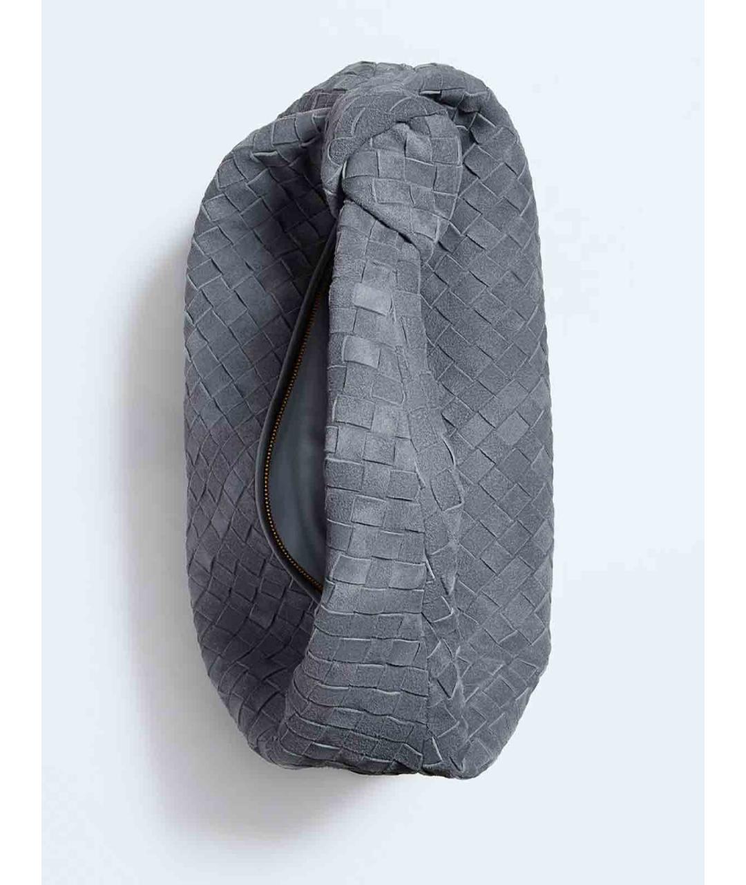 BOTTEGA VENETA Голубая кожаная сумка через плечо, фото 3