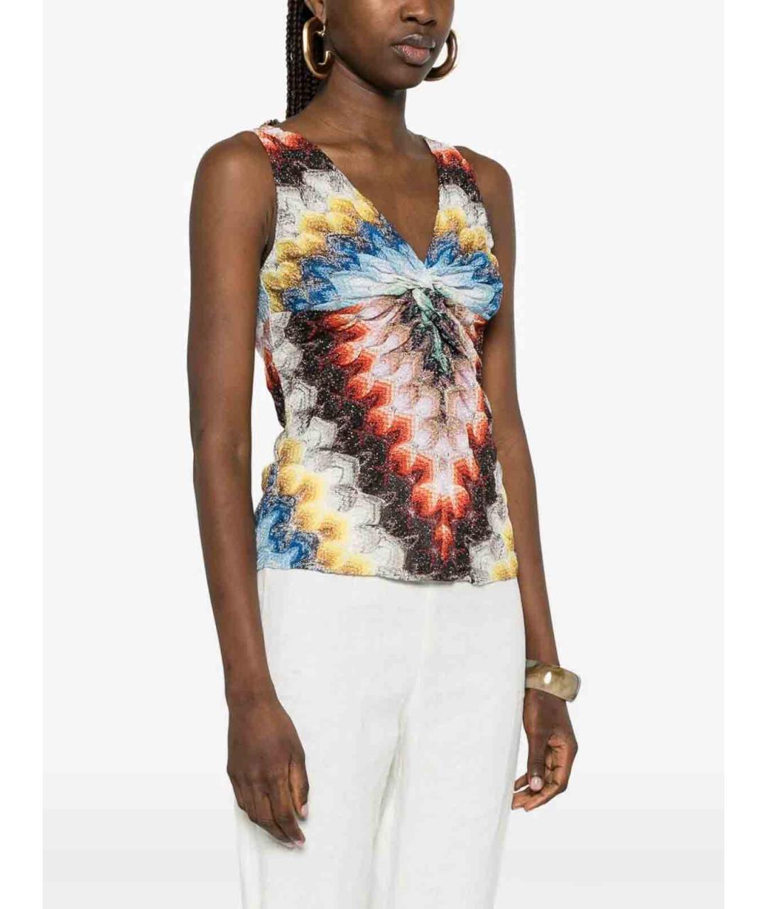 MISSONI Мульти вискозная майка, фото 3
