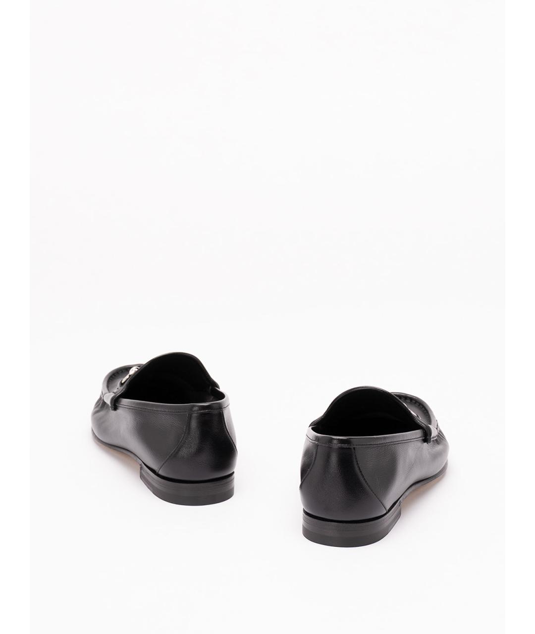 GUCCI Черные кожаные лоферы, фото 3