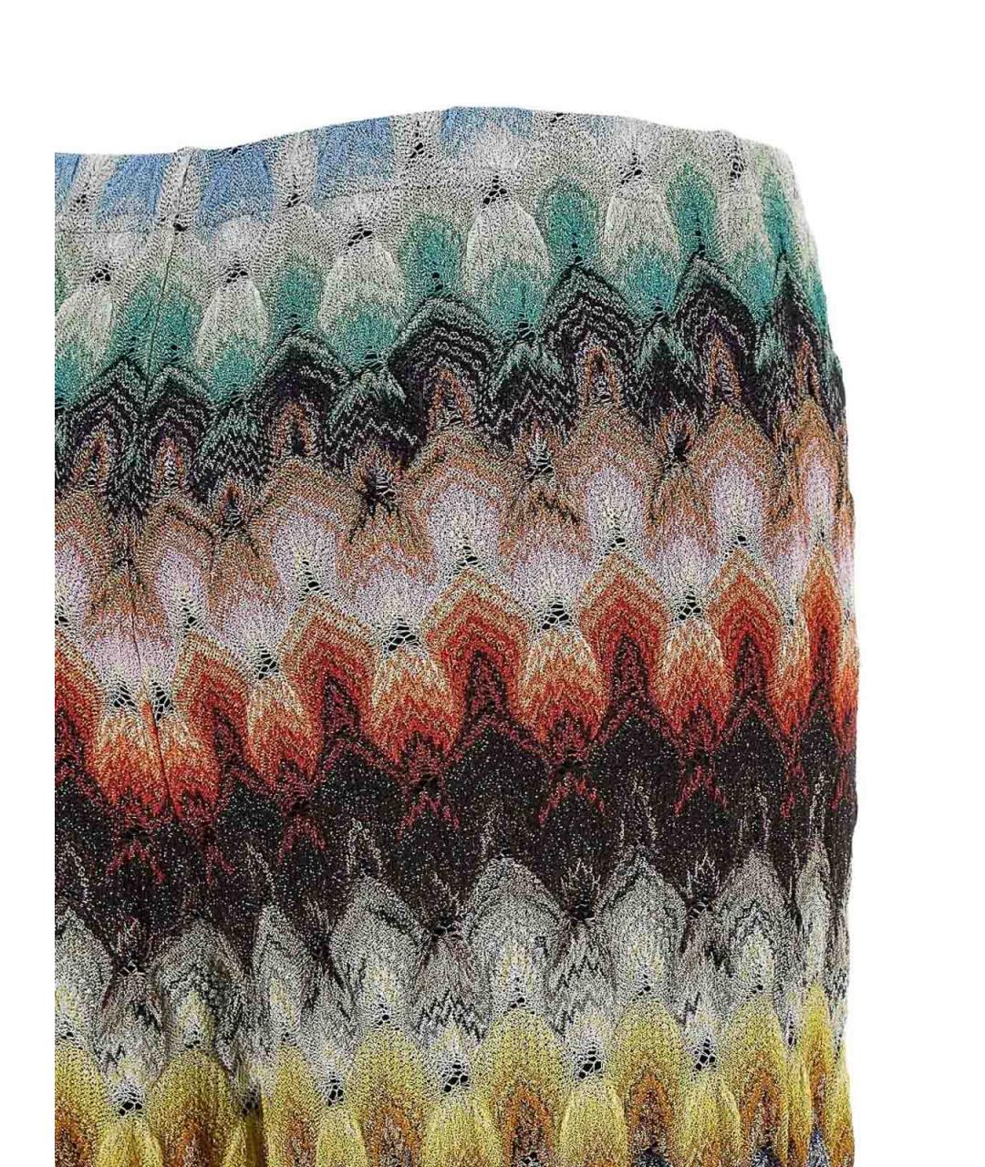 MISSONI Мульти вискозные брюки широкие, фото 4