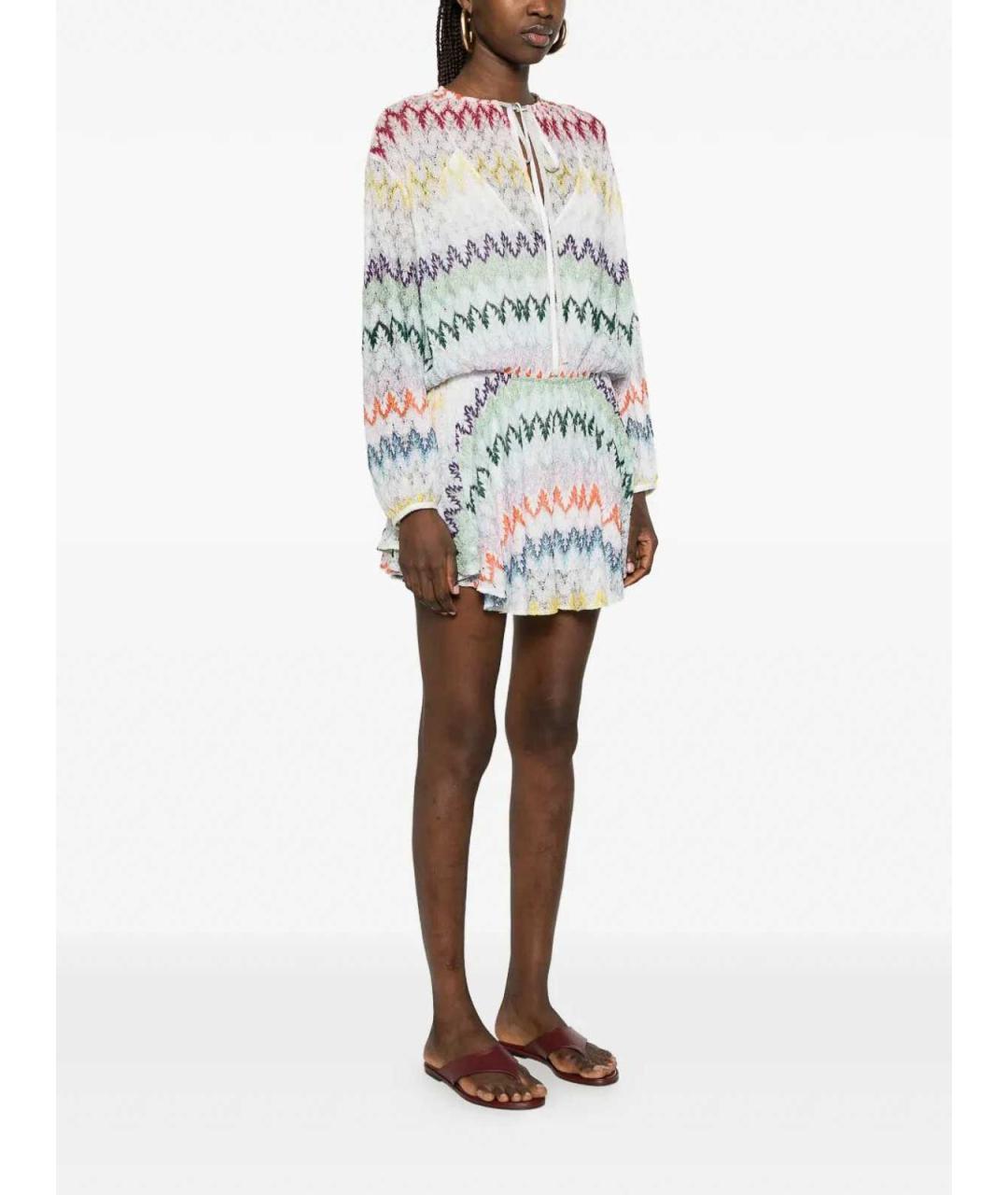 MISSONI Мульти вискозное повседневное платье, фото 3