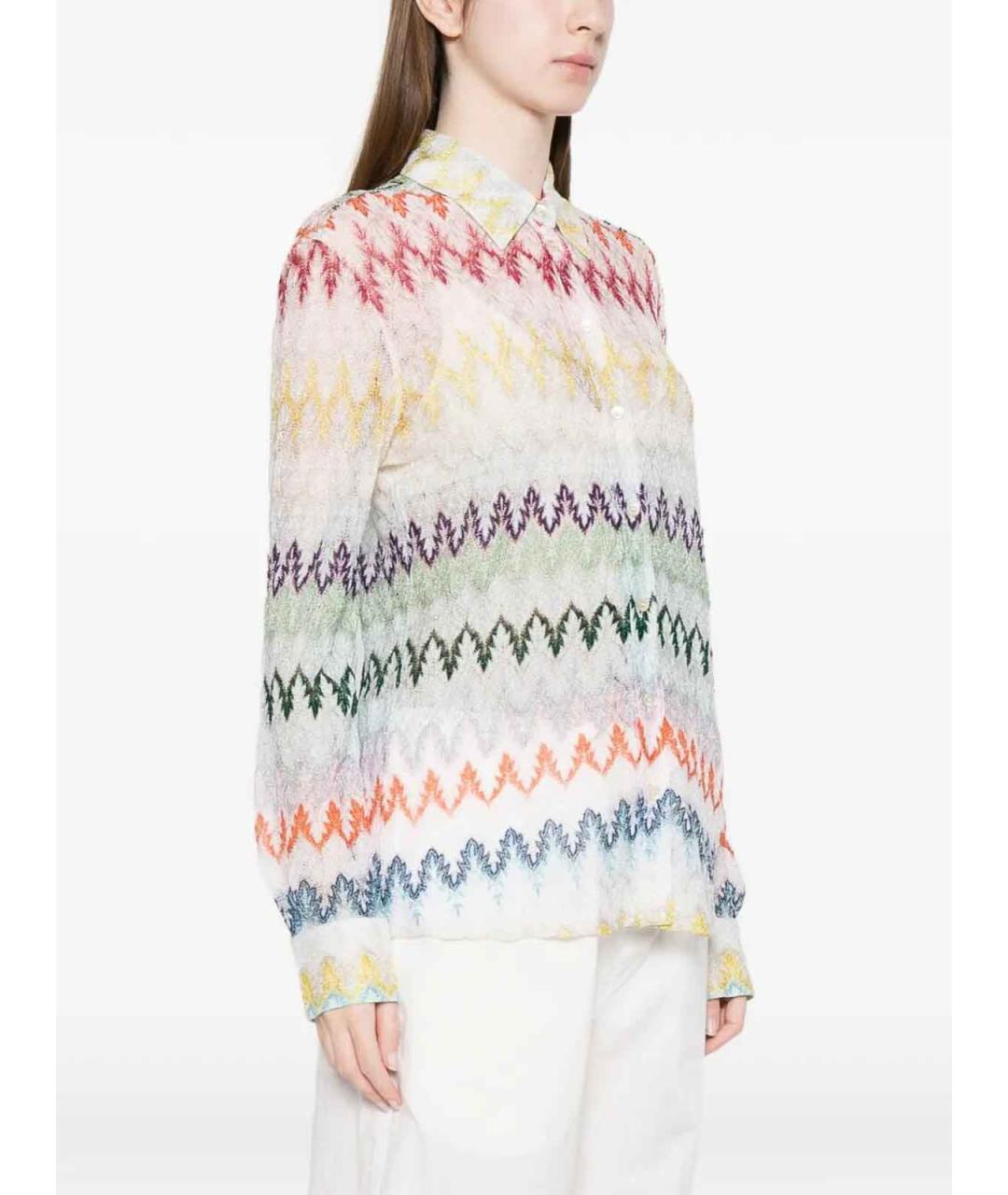 MISSONI Мульти вискозная рубашка, фото 4