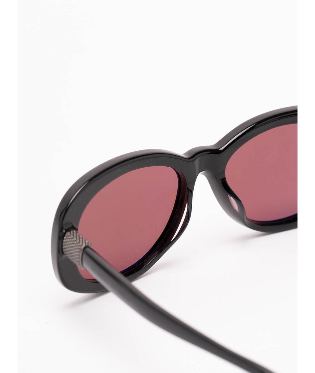 BRUNELLO CUCINELLI Черные пластиковые солнцезащитные очки, фото 3