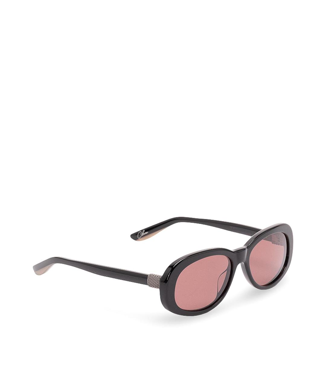 BRUNELLO CUCINELLI Черные пластиковые солнцезащитные очки, фото 1