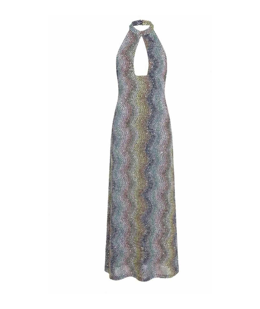 MISSONI Мульти вискозное вечернее платье, фото 1
