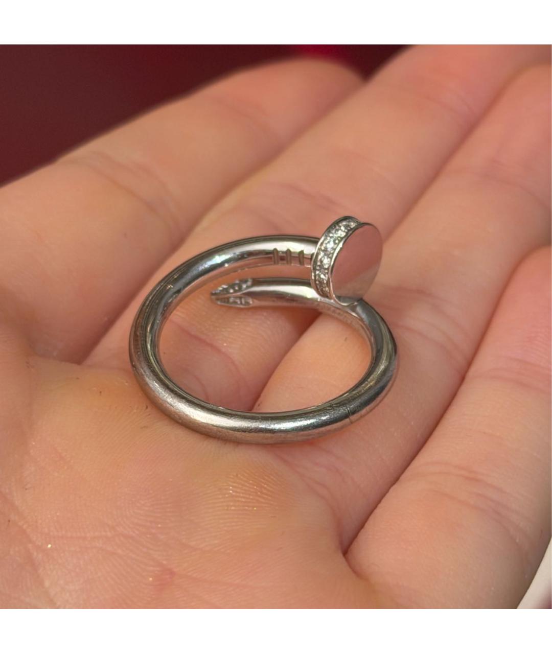 CARTIER Белое кольцо из белого золота, фото 3