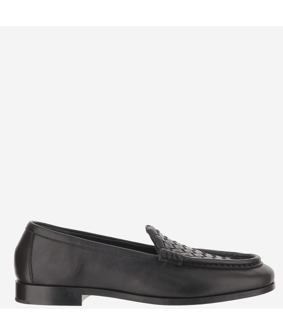 BOTTEGA VENETA Черные кожаные лоферы, фото 6