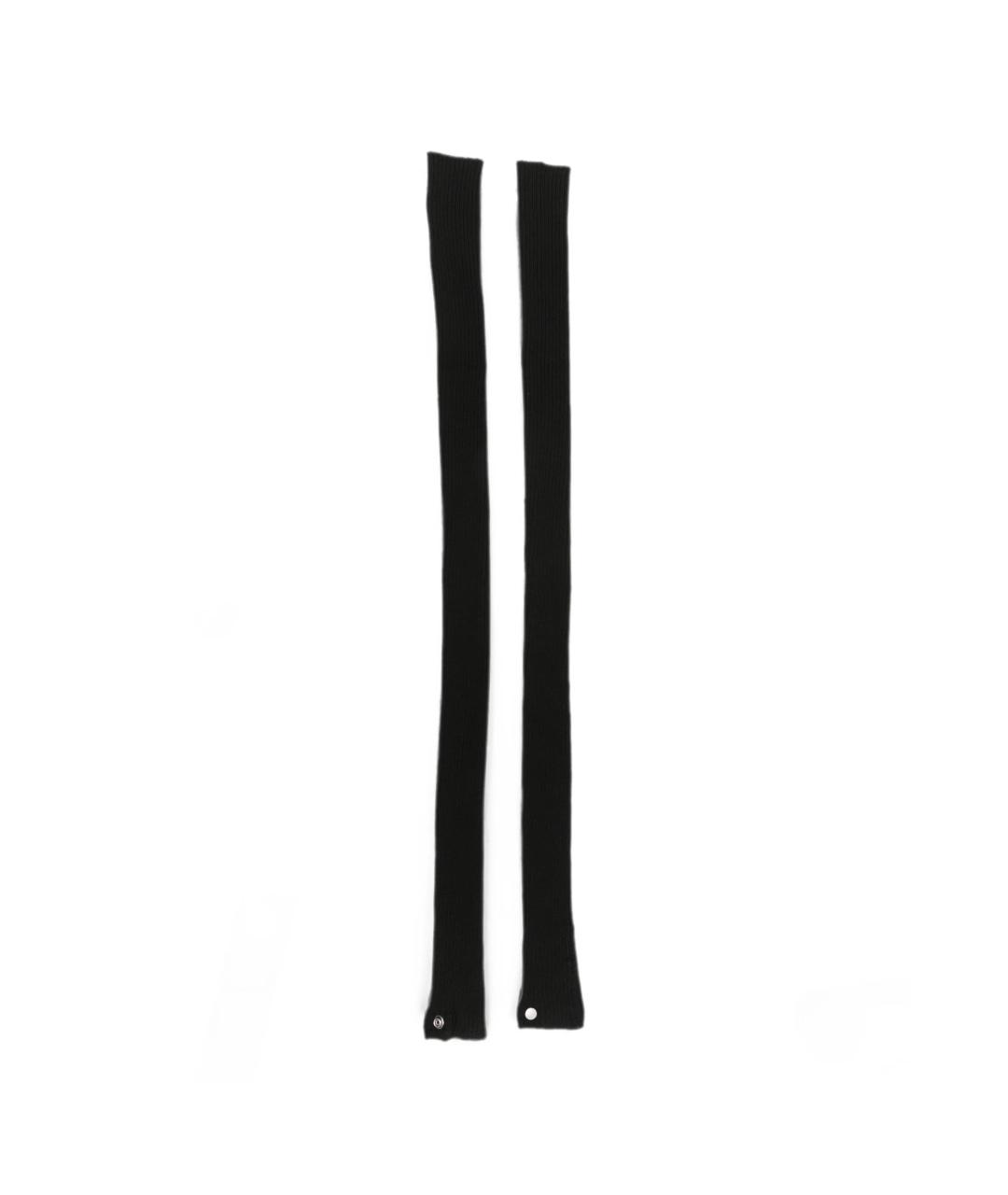 RICK OWENS Черные шерстяные перчатки, фото 1