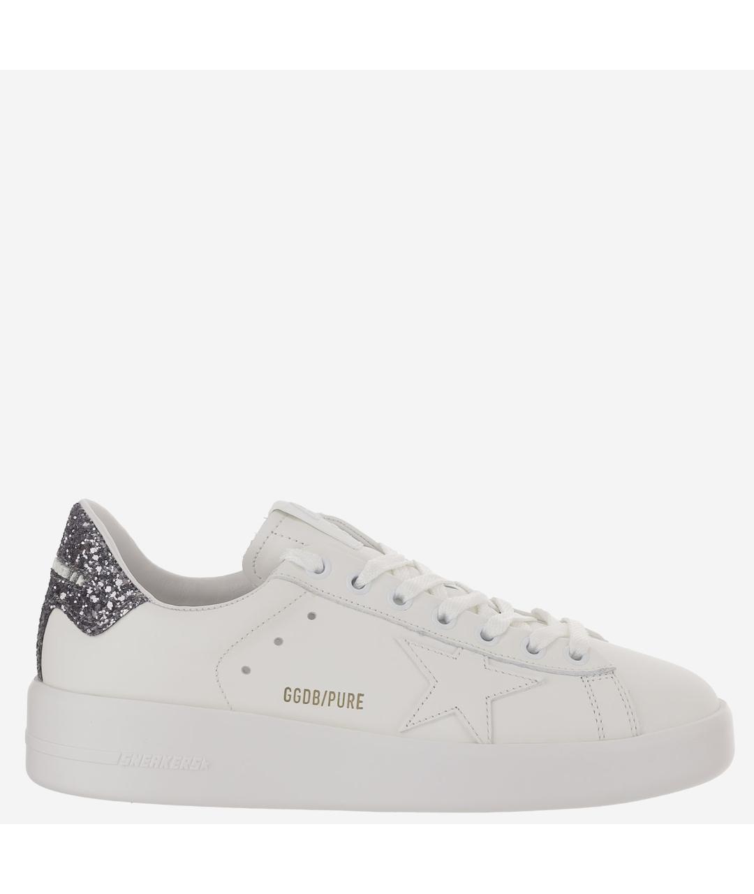 GOLDEN GOOSE Белые кожаные кеды, фото 6