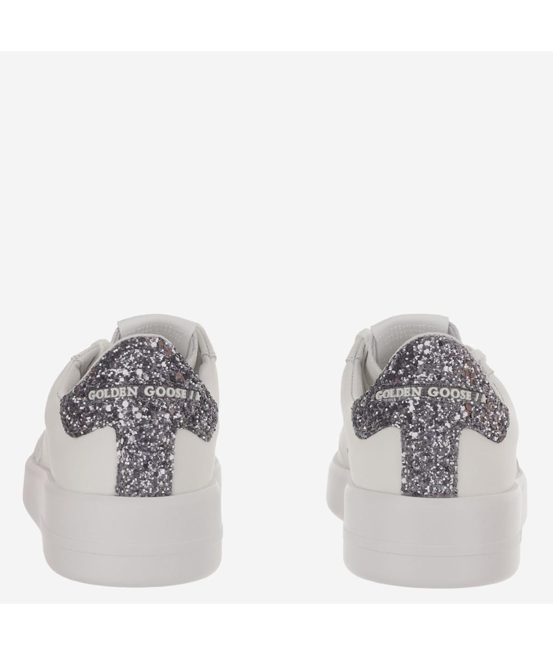 GOLDEN GOOSE Белые кожаные кеды, фото 4