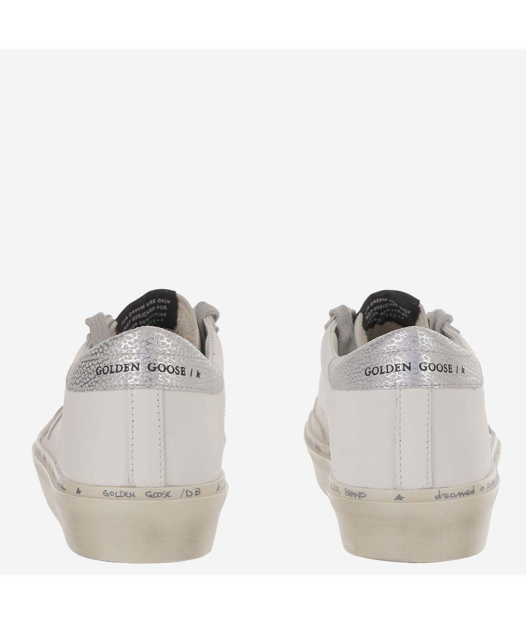 GOLDEN GOOSE Белые кожаные кеды, фото 4