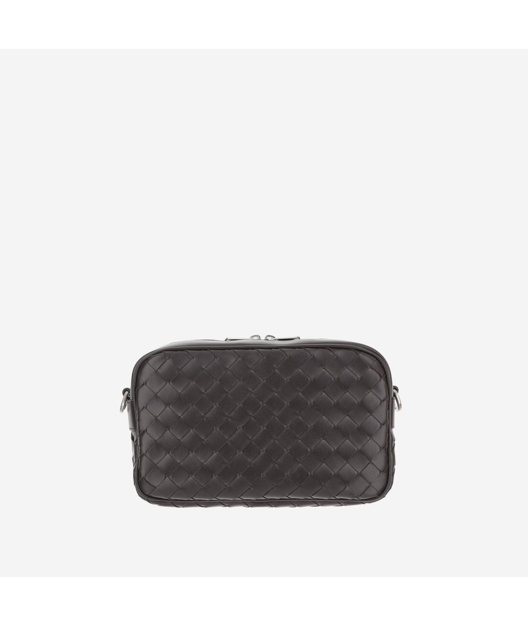 BOTTEGA VENETA Коричневая кожаная сумка на плечо, фото 6