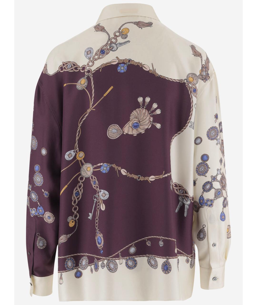 VERSACE Мульти шелковая рубашка, фото 2