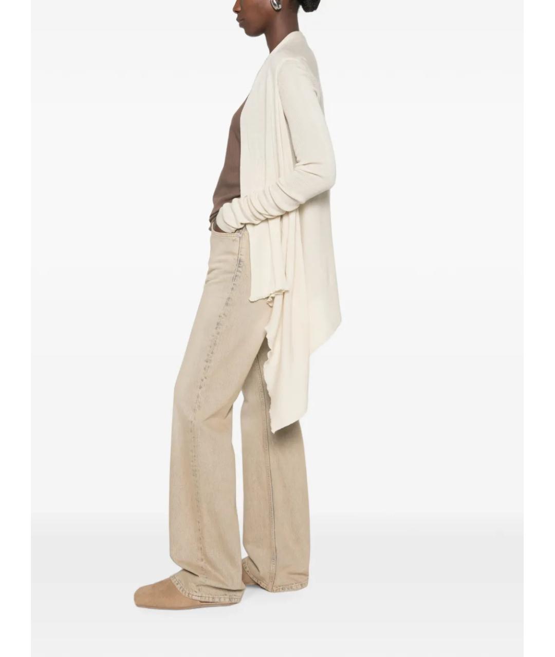 RICK OWENS Белый шерстяной кардиган, фото 2