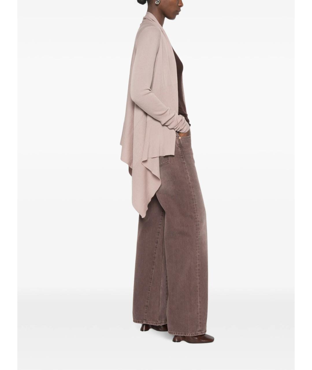 RICK OWENS Розовый шерстяной кардиган, фото 2