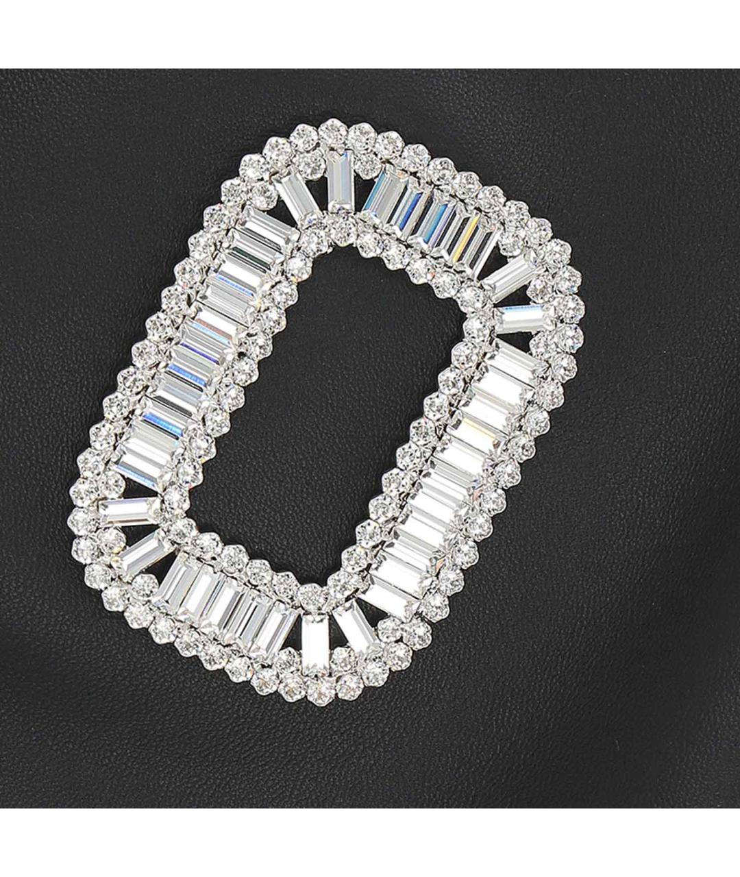 ROGER VIVIER Черная кожаная сумка через плечо, фото 4