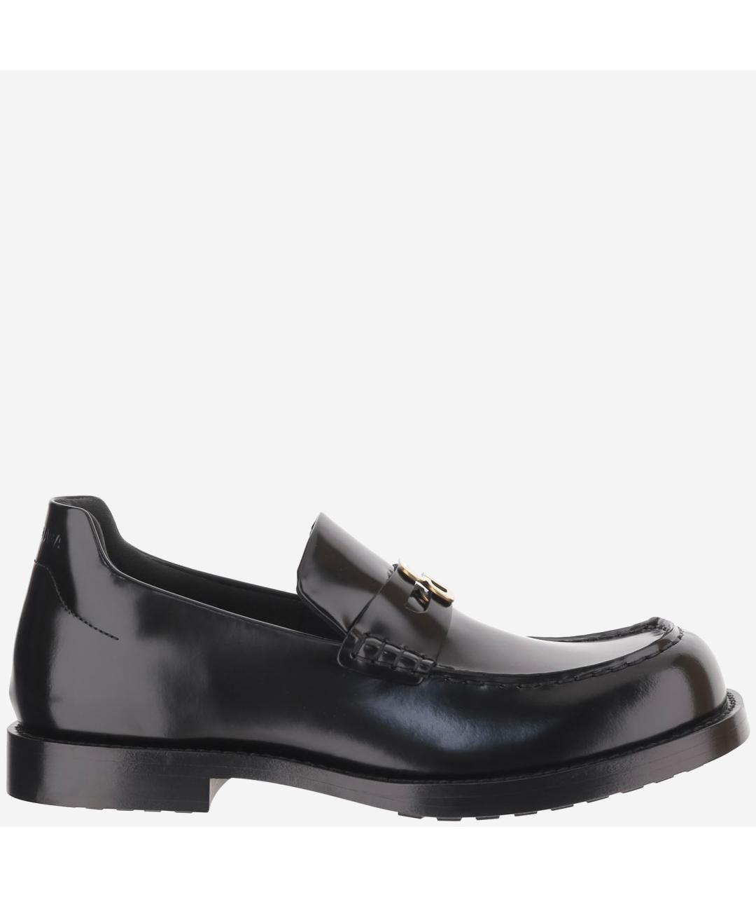 BALENCIAGA Черные кожаные лоферы, фото 6