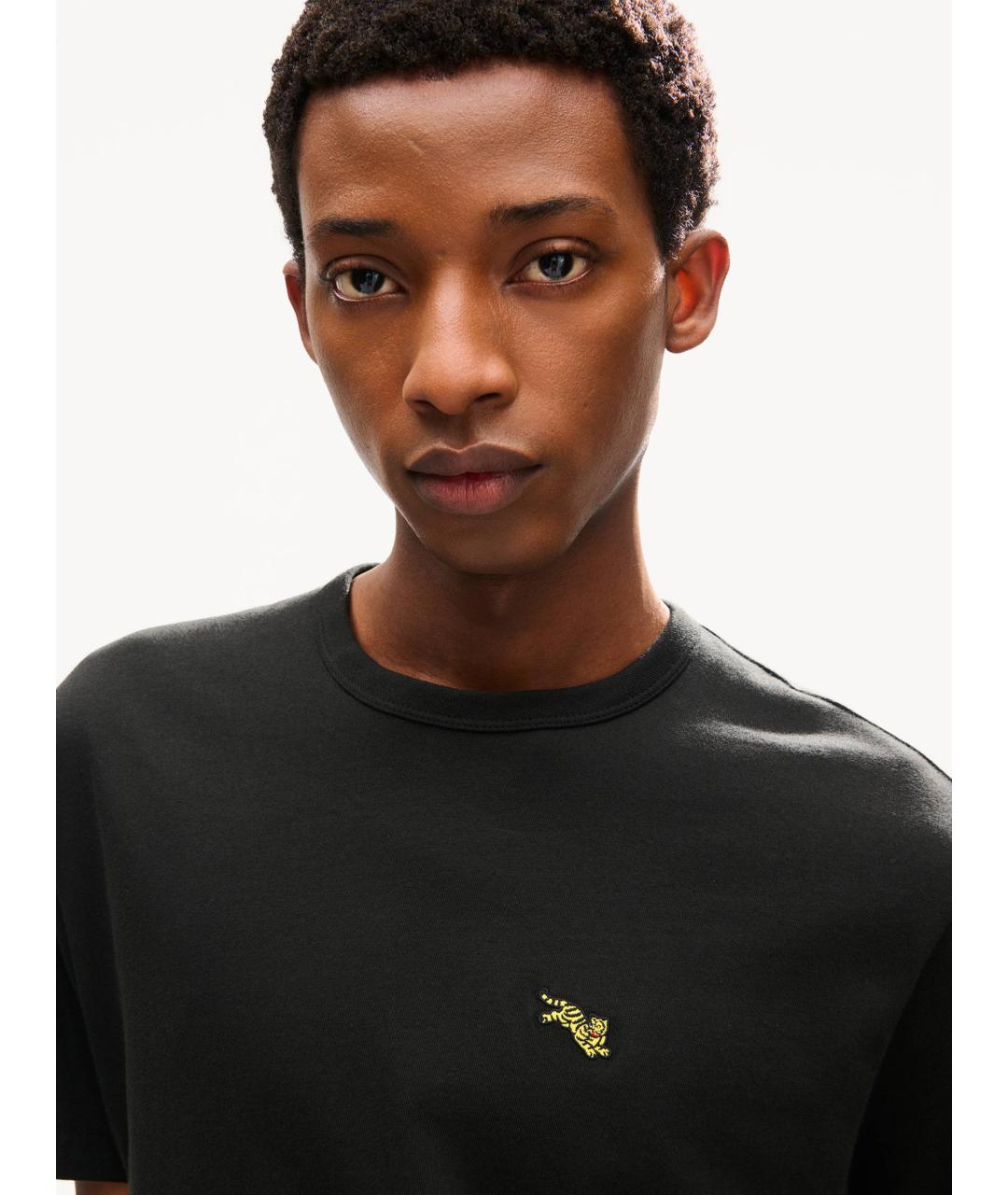KENZO Черная хлопковая футболка, фото 5